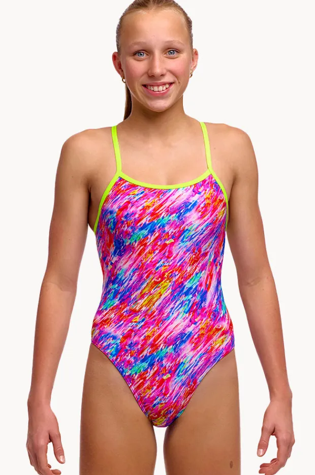 Funkita Girls Blow In Single Strap One Piece