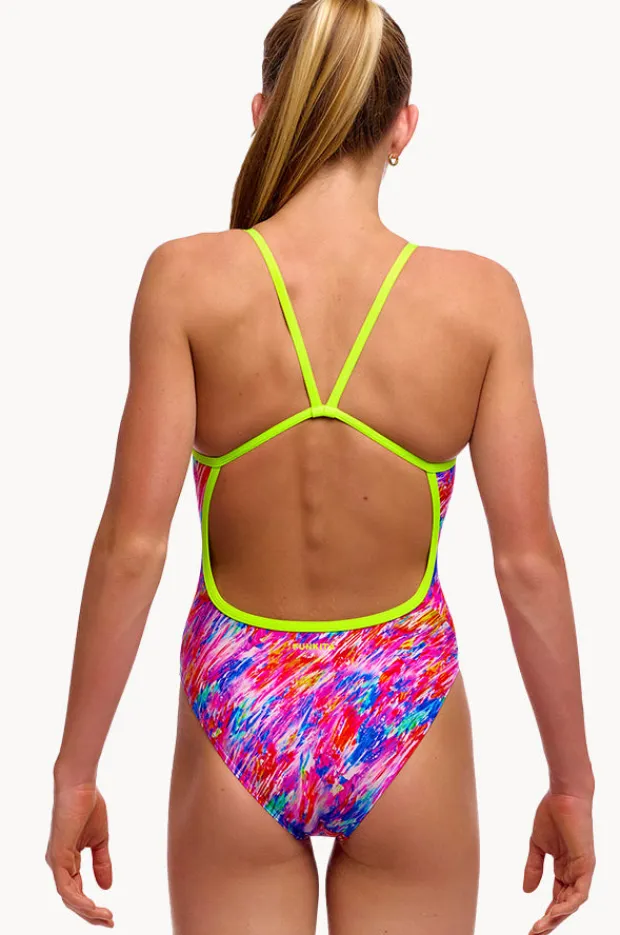 Funkita Girls Blow In Single Strap One Piece