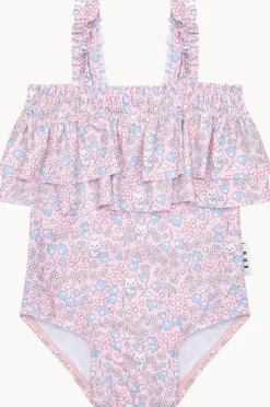 Huxbaby Girls Bluebell Floral Frill One Piece
