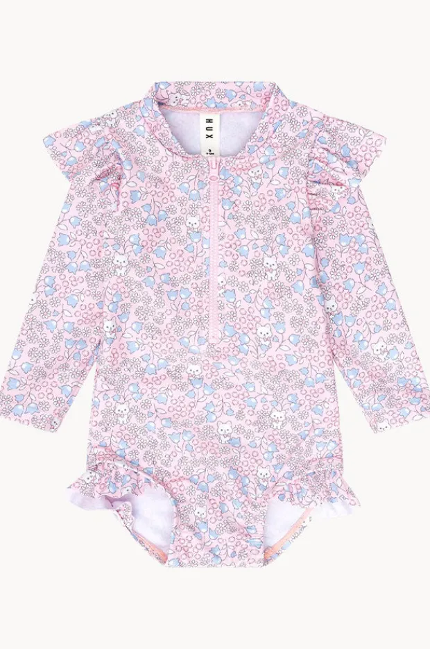 Huxbaby Girls Bluebell Floral Sunsuit