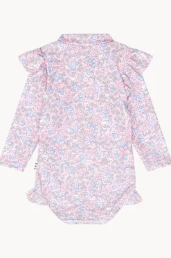 Huxbaby Girls Bluebell Floral Sunsuit