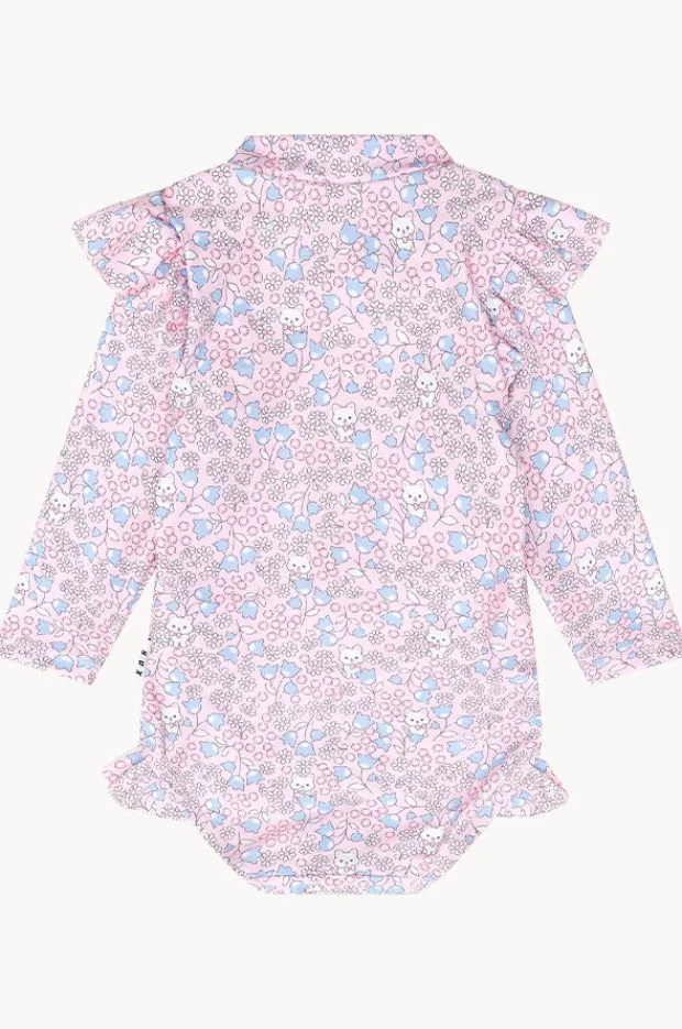 Huxbaby Girls Bluebell Floral Sunsuit