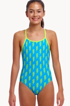 Funkita Girls Bolted Diamond Back One Piece