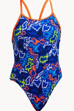 Funkita Girls Broken Hearts Diamond Back One Piece