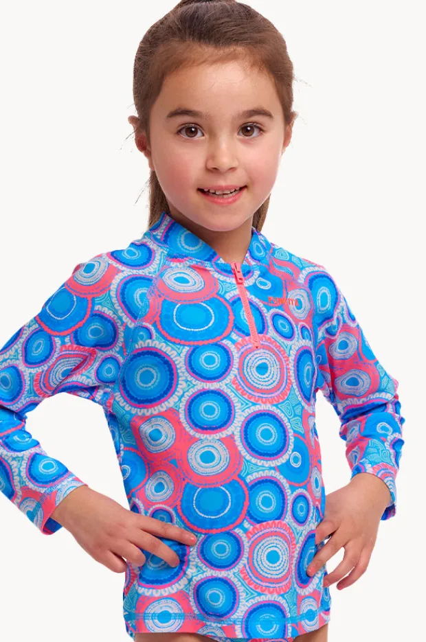 Funkita Girls Bundjalung Blue Suntop