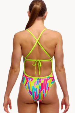Funkita Girls Candy Cracks Tie Me Tight One Piece