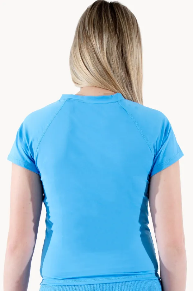 Base Swim Girls Cap Sleeve Rashie