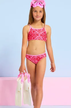 Seafolly Girls Girls Capri Tile Crop Set
