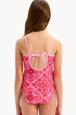 Seafolly Girls Girls Capri Tile One Piece