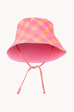 Milky Girls Check Swim Hat