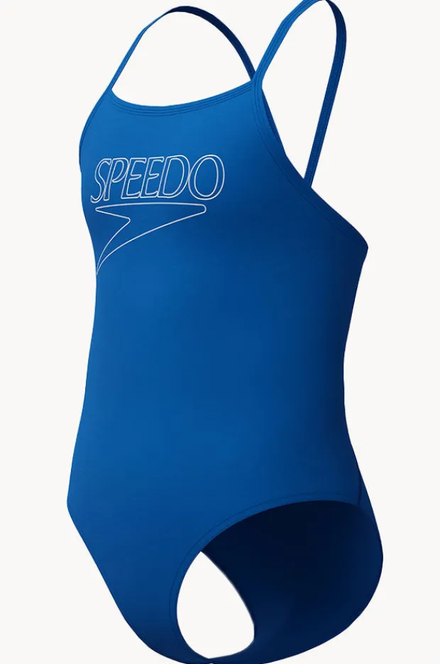 Speedo Girls Classic Logo One Piece