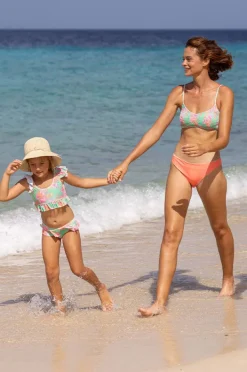Snapper Rock Girls Coastal Shells Frill Crop Set
