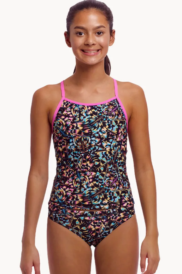 Funkita Girls Copper Cluster Tankini Set