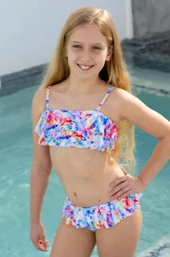 Salty Ink Girls Cosmik Crush Frill Tube Set