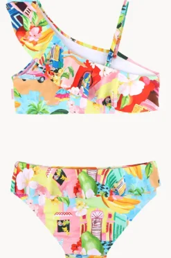Seafolly Girls Girls Cuba One Shoulder Crop Set