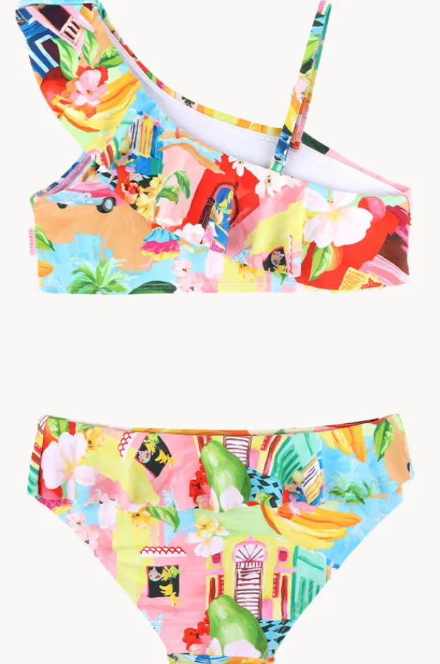 Seafolly Girls Girls Cuba One Shoulder Crop Set