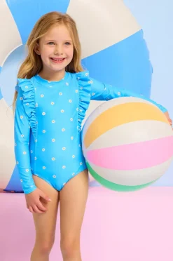 Seafolly Girls Girls Daisy Chain Frill Sunsuit