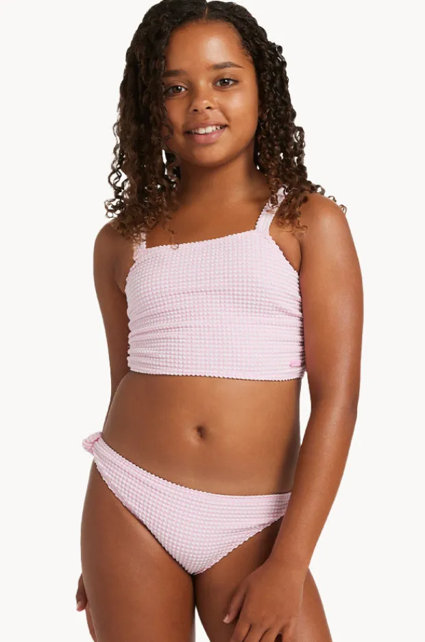 Roxy Girls Daisy Check Crop Tank Set