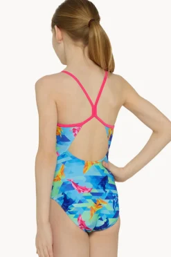 Zoggs Girls Dolphine Sprintback One Piece