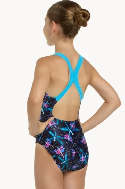 Zoggs Girls Dragonfly Flyback One Piece
