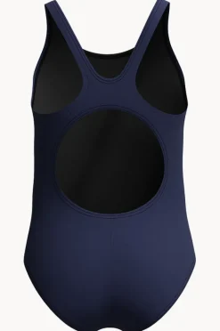 Speedo Girls Duo Logo Placement Muscleback One Piece