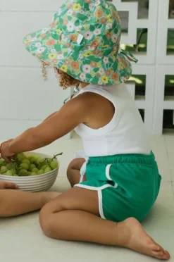 Acorn Girls Eden Wide Brim Swim Hat