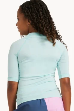 Roxy Girls Essential Short Sleeve Suntop