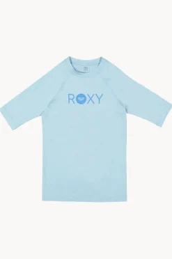 Roxy Girls Essential Short Sleeve Suntop