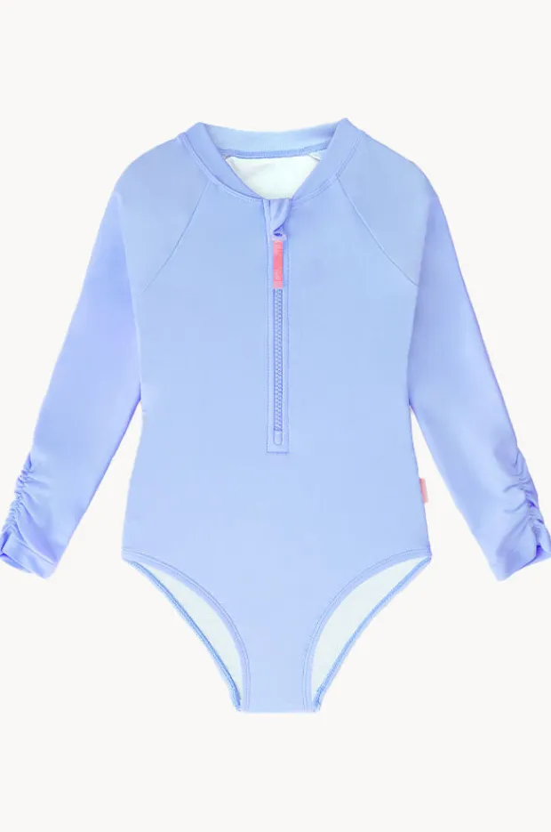 Seafolly Girls Girls Essentials Long Sleeve Sunsuit