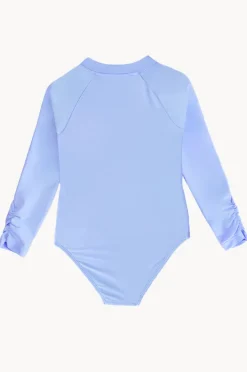 Seafolly Girls Girls Essentials Long Sleeve Sunsuit