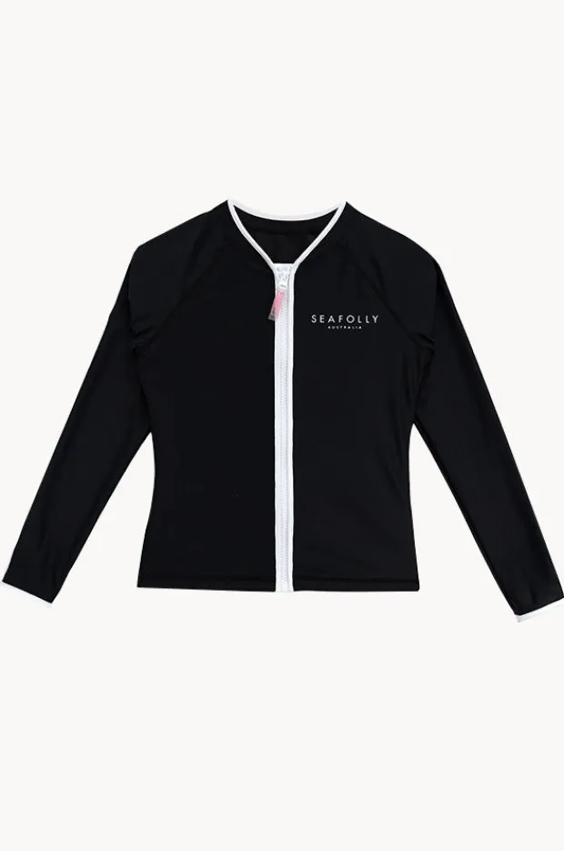 Seafolly Girls Girls Essentials Long Sleeve Suntop
