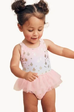 Huxbaby Girls Fairy Bunny Ballet One Piece