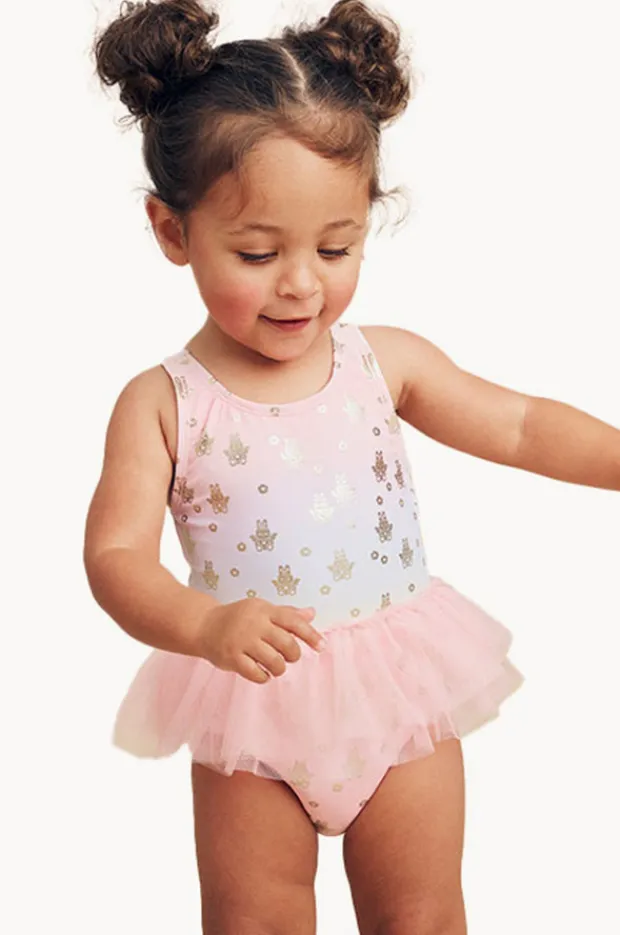 Huxbaby Girls Fairy Bunny Ballet One Piece