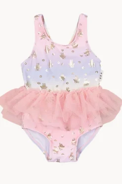 Huxbaby Girls Fairy Bunny Ballet One Piece