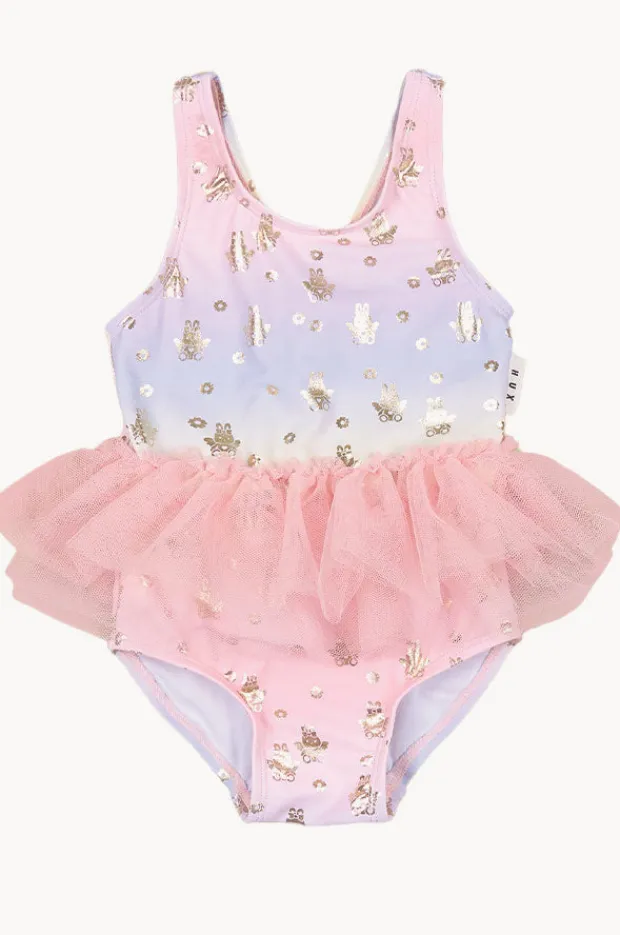 Huxbaby Girls Fairy Bunny Ballet One Piece