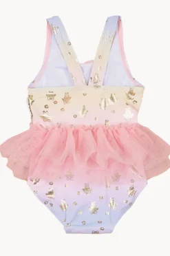 Huxbaby Girls Fairy Bunny Ballet One Piece