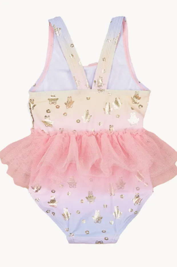 Huxbaby Girls Fairy Bunny Ballet One Piece