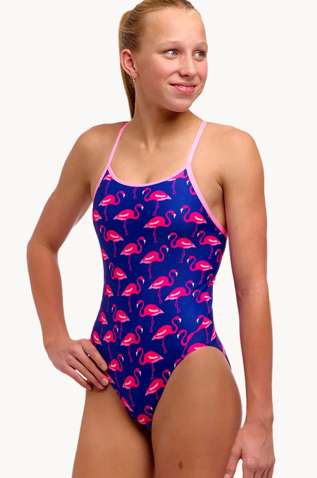Funkita Girls Flocked Up Diamond Back One Piece