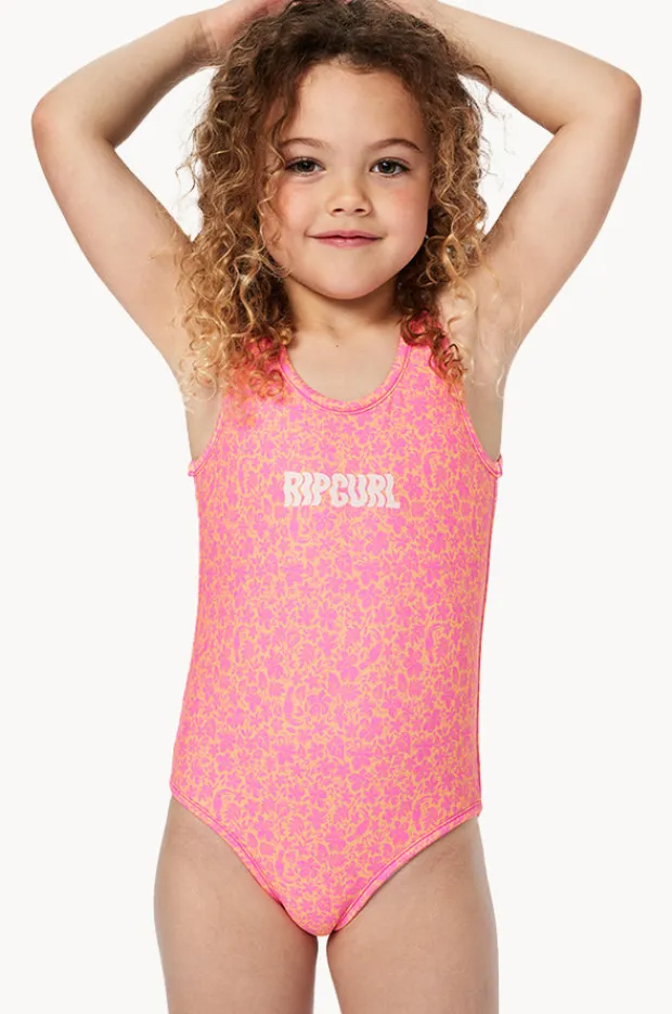 Rip Curl Girls Floral Reversible One Piece