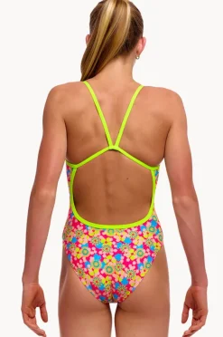 Funkita Girls Flow Blow Single Strap One Piece