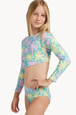 Roxy Girls Flower Lover Crop Suntop Set