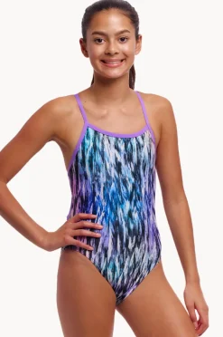 Funkita Girls Fly Dye Single Strap One Piece
