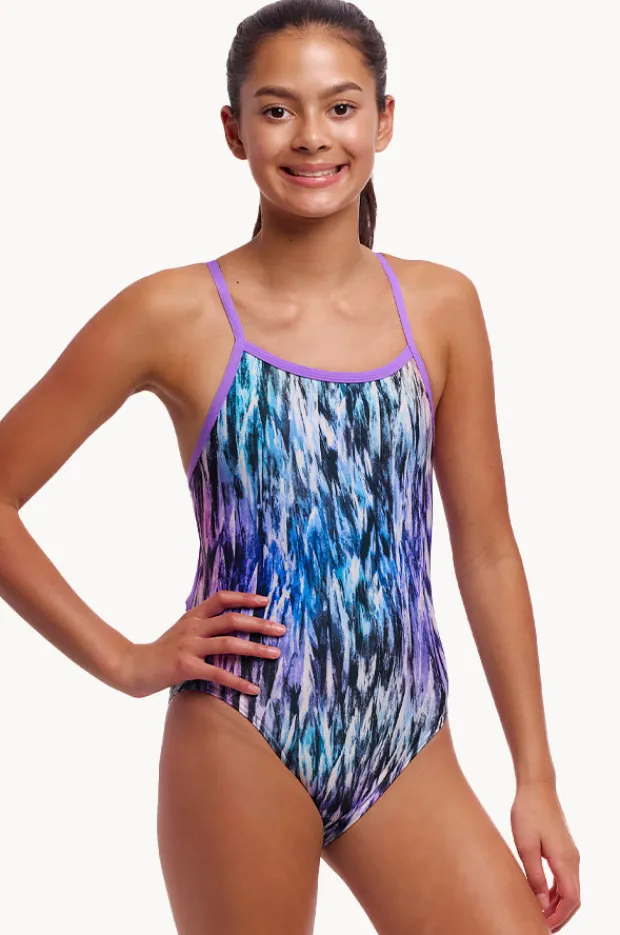 Funkita Girls Fly Dye Single Strap One Piece