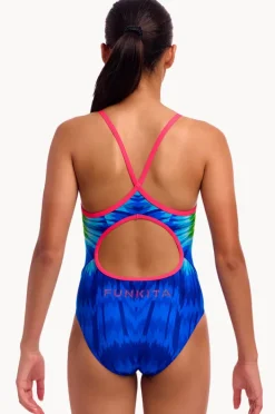 Funkita Girls Fly Time Diamond Back One Piece