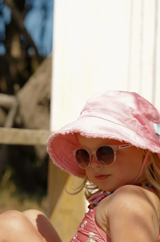 Acorn Girls Frayed Bucket Hat