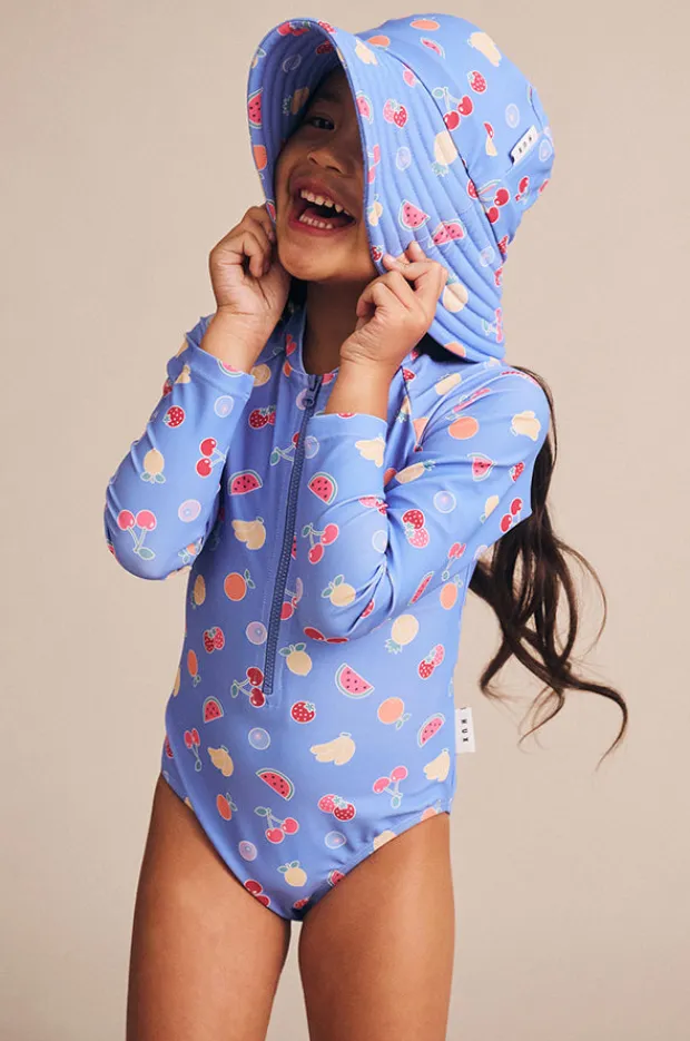 Huxbaby Girls Fruit Emoji Swim Hat