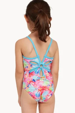 Zoggs Girls Gala Yaroomba Floral One Piece