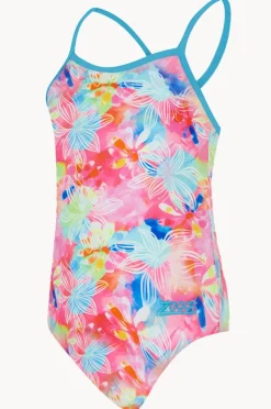 Zoggs Girls Gala Yaroomba Floral One Piece