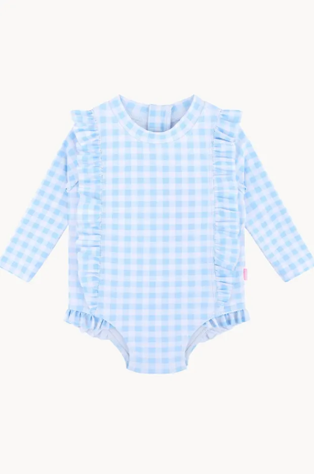 Seafolly Girls Girls Gingham Frill Sunsuit