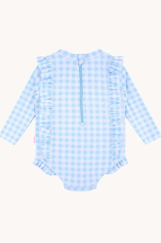 Seafolly Girls Girls Gingham Frill Sunsuit